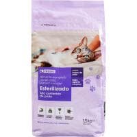 Alimento Gato Esterilizado Eroski, Saco 1,5 Kg