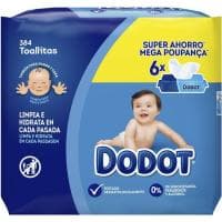 Toallitas Paquete Azul Dodot, Pack 6x64 Uds