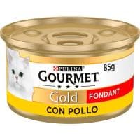 Alimento de Pollo para Gato Gourmet Gold Fondant, Lata 85 G