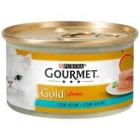 Alimento de Atún Gato Fondant Gourmet Gold, Lata 85 G