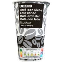 Café con Leche Espresso Eroski, Vaso 250 Ml