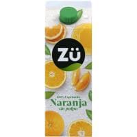Zumo de Naranja sin Pulpa Zu, Brik 1,75 Litros