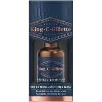 Aceite para Barba King C Gillette, Frasco 30 Ml