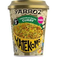Yarroz de Verduras con Salsa Curry Yatekomo, Cup 83 G
