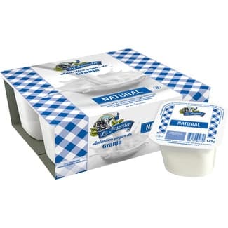 Yogur Natural sin Gluten Pack 4 la Fageda