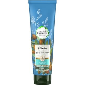Acondicionador Repara Aceite de Argán 0% Parabenos Parafina Colorantes ni Ftalatos Herbal Essences