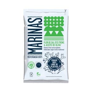 Vicente Vidal Patatas Fritas Extracrujientes con Sal de D´es Trenc y Aceite de Olivavicente Vidal Marina 150 G. 135 G