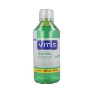 Vitis Enjuague Bucal Diario con Aloe Vera y Sabor a Menta Vitis 500 Ml.