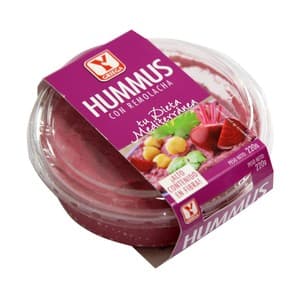 Y Griega Hummus con Remolacha y Griega 220 G.