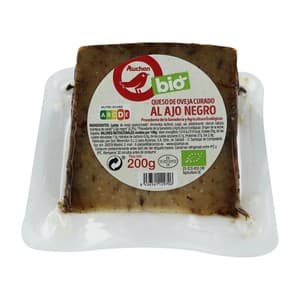 Alcampo Ecológico Queso de Oveja Curado al Ajo Negro Alcampo Ecológico 200 G.