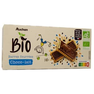 Alcampo Ecológico Barritas de Chocolate con Leche Ecológicas 125 G.