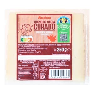 Alcampo Cultivamos LO Bueno Queso de Oveja Curado 250 G.