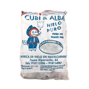 Cubi&alba Bolsa de Cubitos de Hielo 2 Kg. 2000 G