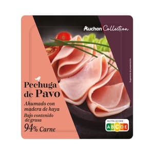 Auchan Pechuga de Pavo Gourmet Producto Alcampo - Loncha Fina 1 Mm 127.5 G
