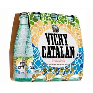 Vichy Catalan Agua Mineral con Gas Botella de 25 Centilitros Pack de 6 Uds. 1500 ML