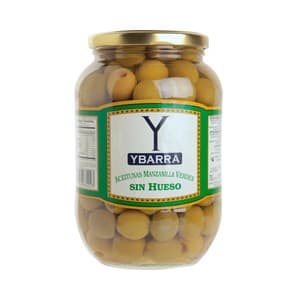 Ybarra Aceitunas Verdes Manzanilla sin Hueso Ybarra Bote de 400 G.