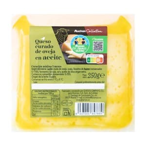 Alcampo Cultivamos LO Bueno Queso de Oveja Curado en Aceite 250 G.