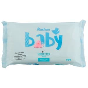 Producto Alcampo Baby Toallitas Húmedas para Bebé con un 99% de Agua 64 Uds.