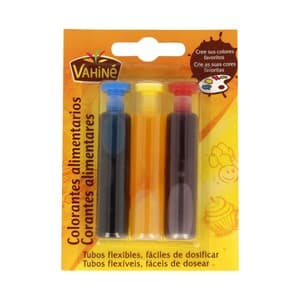Vahiné Colorantes Alimentarios 3 Uds. de 6 Ml.