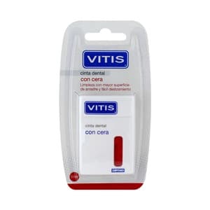 Vitis Seda Dental para una Mayor Limpieza con Mayor Superficie de Arrastre con Cera Vitis 50 Metros 5000 UD