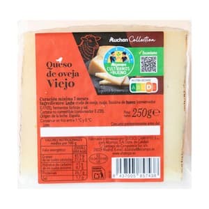 Alcampo Cultivamos LO Bueno Queso de Oveja Viejo 250 G.
