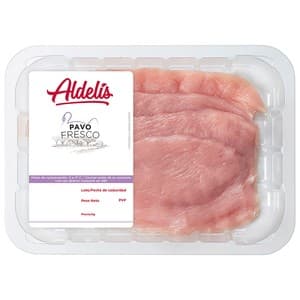 Aldelís Bandeja con Pechuga de Pavo Fileteada. 375 G