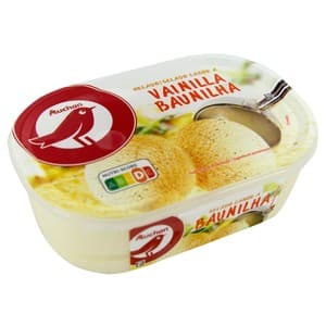 Auchan Tarrina de Helado con Sabor a Vainilla 1 L. Producto Alcampo 1000 ML