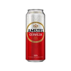 Amstel 100 % Malta Cerveza Lata de 50 Cl. 500 ML