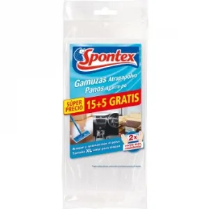 15 Gamuzas Desechables Spontex Atrapapolvo