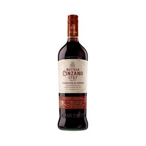 Cinzano 1757 Vermouth Rosso (rojo) Elaborado en Torino Botella 1 L. 1000 ML
