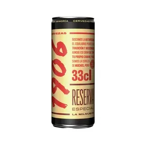 1906 Cerveza Reserva Especial Lata 33 Cl. 330 ML