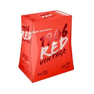 1906 RED Vintage  Cervezas Pack 6 Uds. X 33 Cl. 1980 ML
