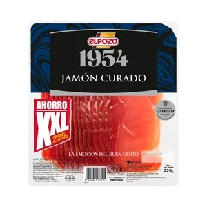 EL Pozo 1954 Jamón Curado Cortado en Lonchas 225 G.