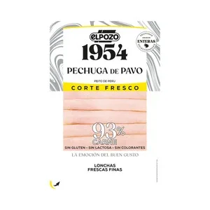 EL Pozo las + Finas Pechuga de Pavo Cortada en Finas Lonchas 115 G.