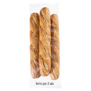 3 Barras de Pan 0.75 KG