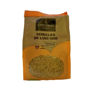 4 Hectáreas Bio Semillas de Lino Dorado 250 G