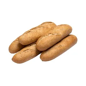 5 Barras de Pan 51% Integral 0.625 KG