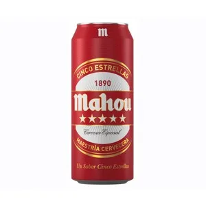 Mahou 5 Estrellas Cerveza Lata 50 Cl. 500 ML