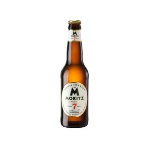 Moritz 7 Cerveza Rubia 100 % Malta 33 Cl. 330 ML