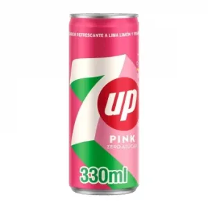 7up Zero Pink Lemonade Lata 33 Cl.