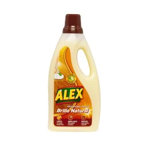 Alex Abrillantador de Suelos Especial Parquet, Tarima y Laminado con Aroma Naranja Alex 1,5 Litros 1500 ML