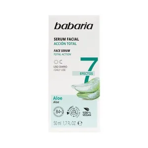 Babaria Acción Total Sérum Facial de Uso Diario con Aloe Vera y Acción Total 50 Ml.