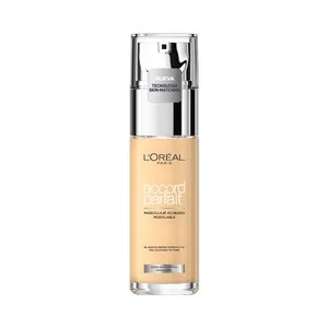 L´oréal Paris Accord Parfait  Tono 1r Ivoire  Base Maquillaje con Textura Fundente y sin Efecto Máscara.
