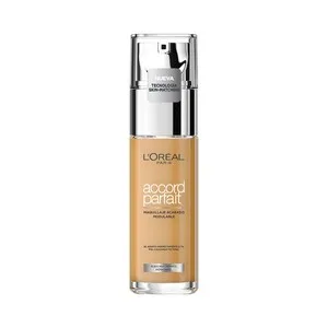 L´oréal Paris Accord Parfait Tono 4 D Natural Doré Base Maquillaje con Textura Fundente y sin Efecto Máscara.