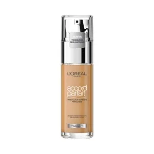 L´oréal Paris Accord Parfait Tono 6.5 D Caramel Doré Base de Maquillaje con Textura Fundente y sin Efecto Máscara.