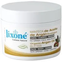 Manteca Aceite de Argán Cuerpo/cara/manos Lixone, Tarro 200 Ml