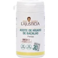 Aceite de Hígado de Bacalao A. M Lajusticia, Bote 90 Comprimidos