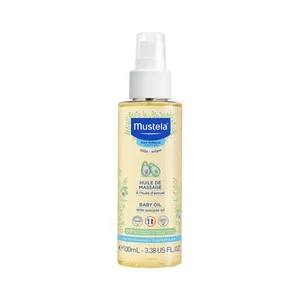 Mustela Aceite de Masaje para Bebe, con Aceite de Aguacate, que Hidrata y Suaviza Mustela 100 Ml.