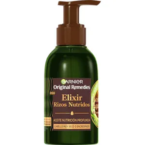 Aceite de Nutrición Profunda con Aguacate Elixir de Rizos Nutridos para Cabello Muy Seco o Encrespado Original Remedies