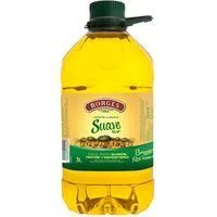 Aceite de Oliva Suave 0,4º Borges, Garrafa 3 Litros